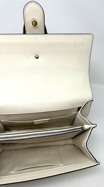 GUCCI-Medium White Dionysus Bag