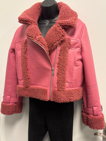 Apparis jay faux leather jacket - size medium