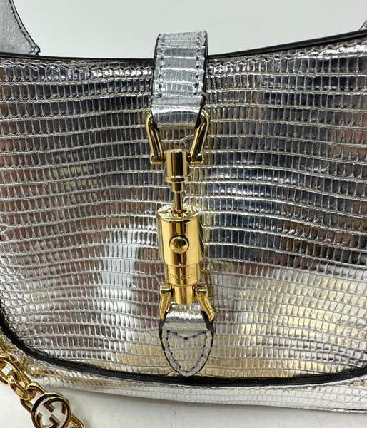 GUCCI-Silver Lizard Bag-Small