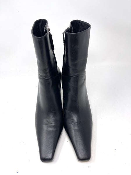 GUCCI Booties-Black Ankle Boots-Size 39.5