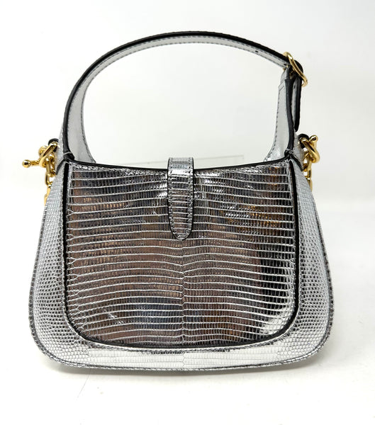 GUCCI-Silver Lizard Bag-Small