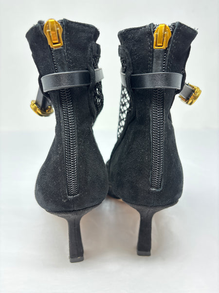 Christian Dior-l Suede Resille Booties -  size 40 D