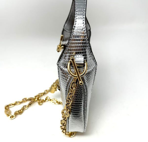 GUCCI-Silver Lizard Bag-Small