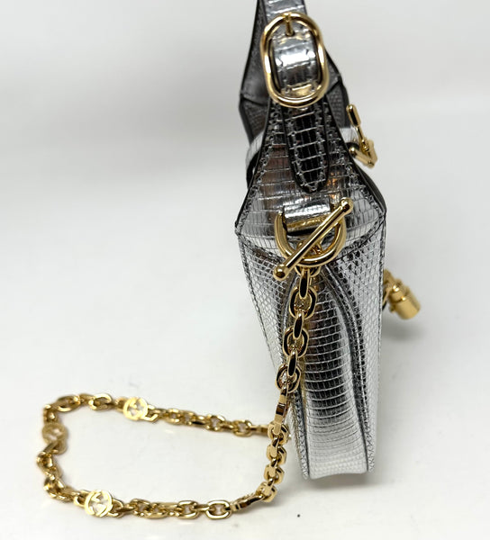 GUCCI-Silver Lizard Bag-Small