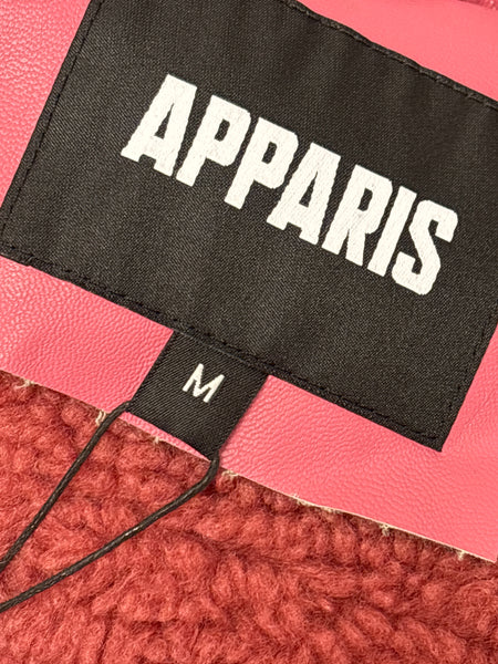 Apparis jay faux leather jacket - size medium