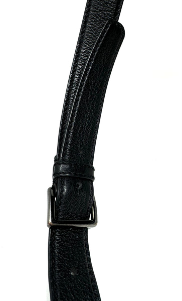 VALENTINO-Black Leather Handbag
