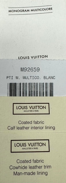 LOUIS VUITTON-Tadashi Murakami Multicolor Monogram Cotton Scarf