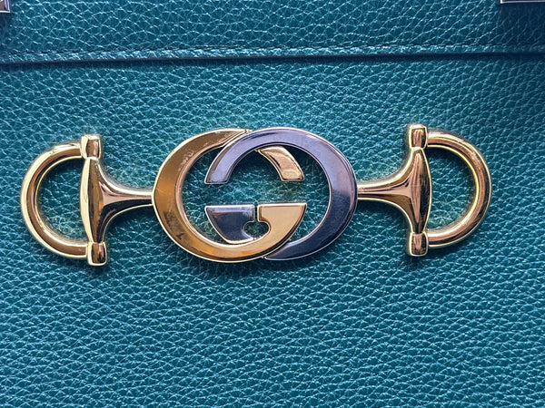 Gucci Zumi Top Handle Tote Bag Sz-Medium