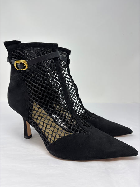 Christian Dior-l Suede Resille Booties -  size 40 D