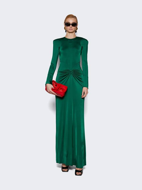 VICTORIA BECKHAM-New With Tags Emerald Green Dress Sz-UK 14