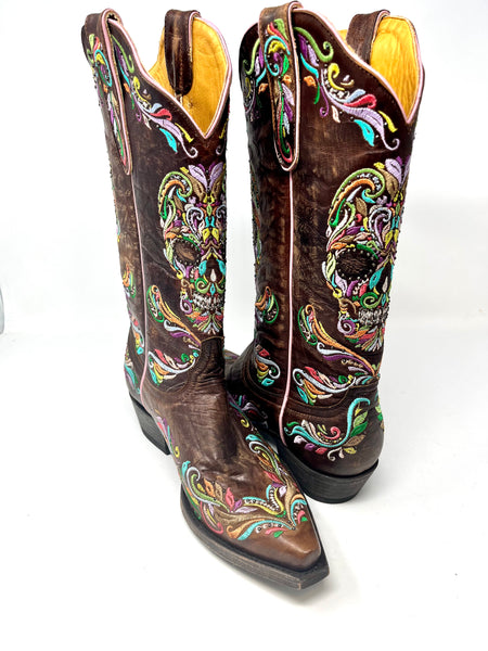 OLD GRINGO-Women's Dulce Calavera Western Boot-Size: 8.5