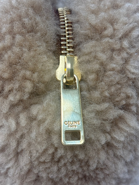 CELINE Beige/Brown Heart Shaped Handbag/Crossbody Sz-S