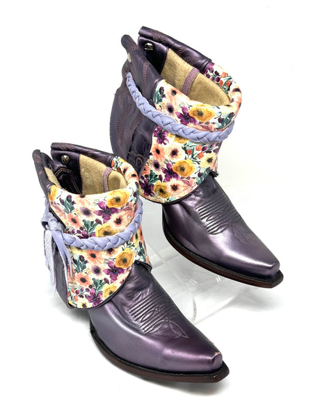 IDYLLWIND-Purple Booties-Size 8.5