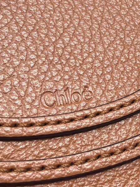 Chloè-Preloved-Caramel Mini Leather Saddle