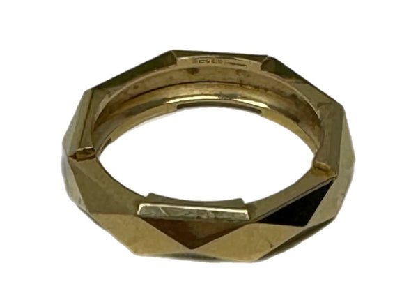 GUCCI-Gold Ring-Size 10