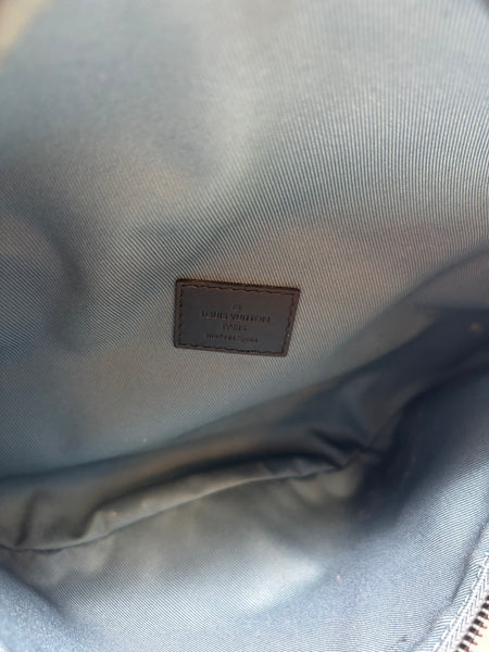 Louis Vuitton-Preloved-Graphite Damier Bum Bag