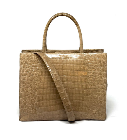 NANCY GONZALEZ-Emma Crocodile Leather Tote