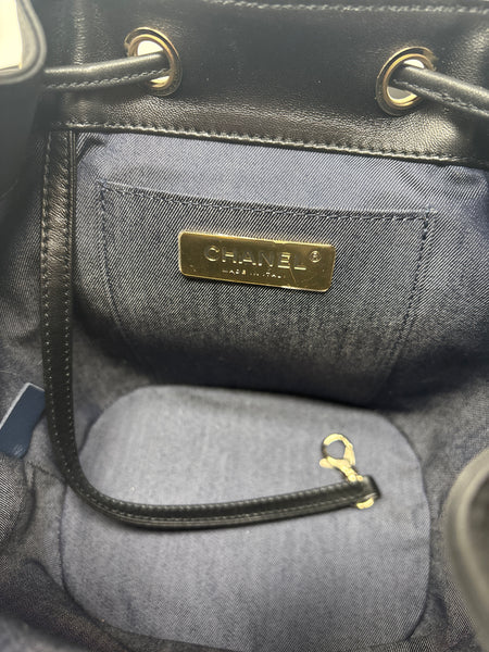 Chanel backpack-black