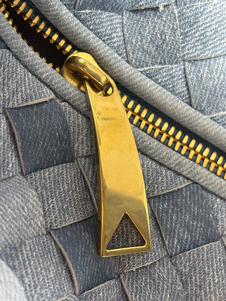 Bottega Veneta Nappa Denim Jodie Teen Bag