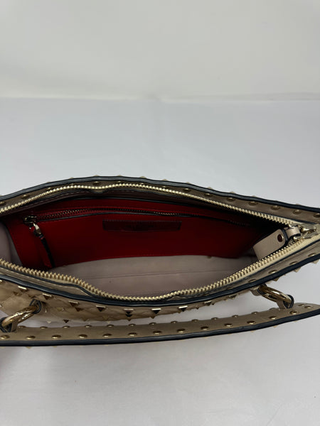 VALENTINO-Gold Clutch