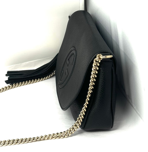 GUCCI-Black Disco SoHo Crossbody