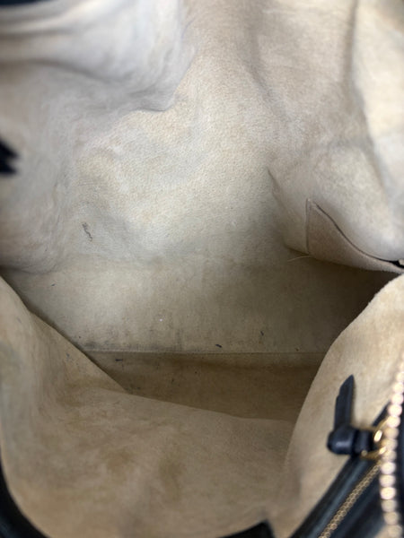 Bottega Veneta-Preloved-Large Black Intrecciato Napa Leather Hobo Bag