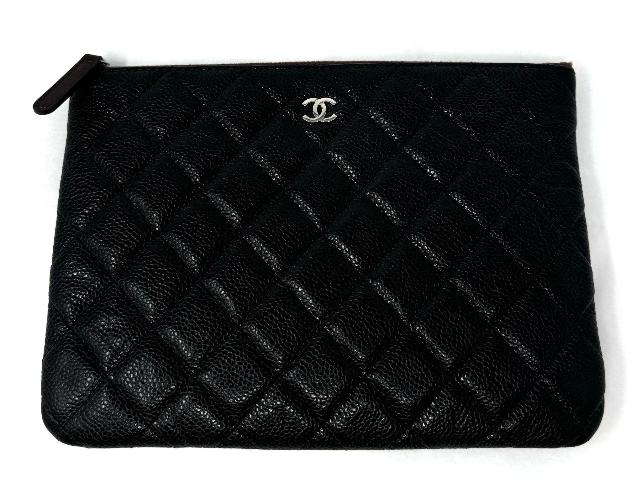 CHANEL-Medium Caviar Quilted Clutch