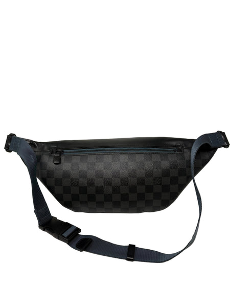 Louis Vuitton-Preloved-Graphite Damier Bum Bag