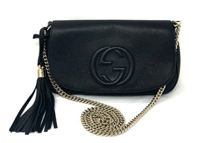 GUCCI-Black Disco SoHo Crossbody