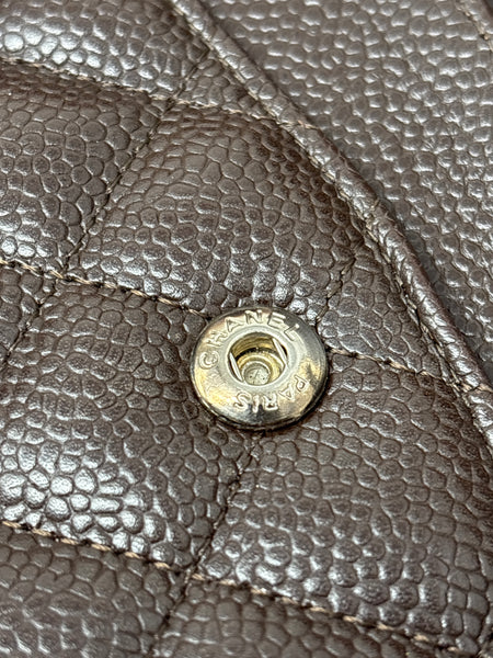 Chanel Caviar Double FlapBoy Sz-Medium