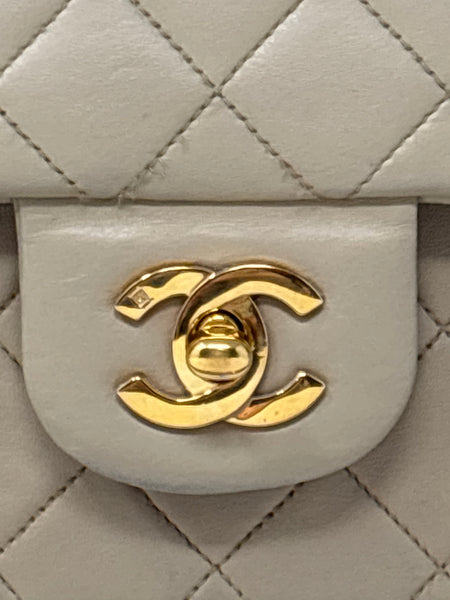 Chanel Beige Quilted Flap Bag