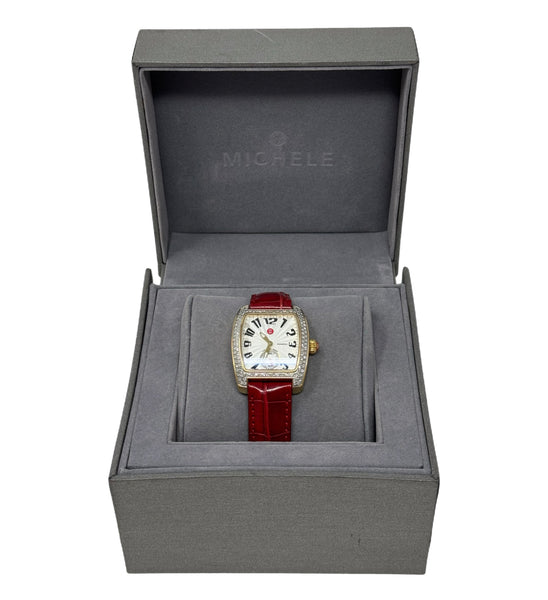 MICHELE-Red & Gold Watch