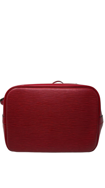 Louis Vuitton-Preloved- Red Neo Epi Leather Bucket bag