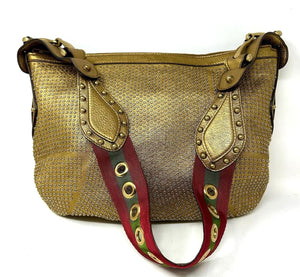 GUCCI-Gold Studded Bag