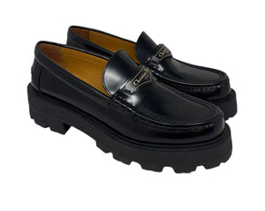 Christian Dior Boy Black Leather Loafers Sz-41 - New in Box