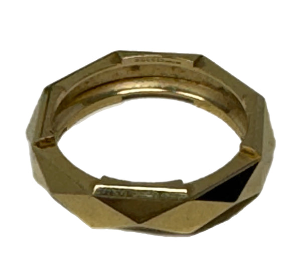 GUCCI-Gold Ring-Size 10