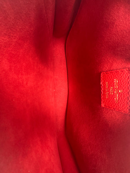 Louis Vuitton Monogram + Hint of Red