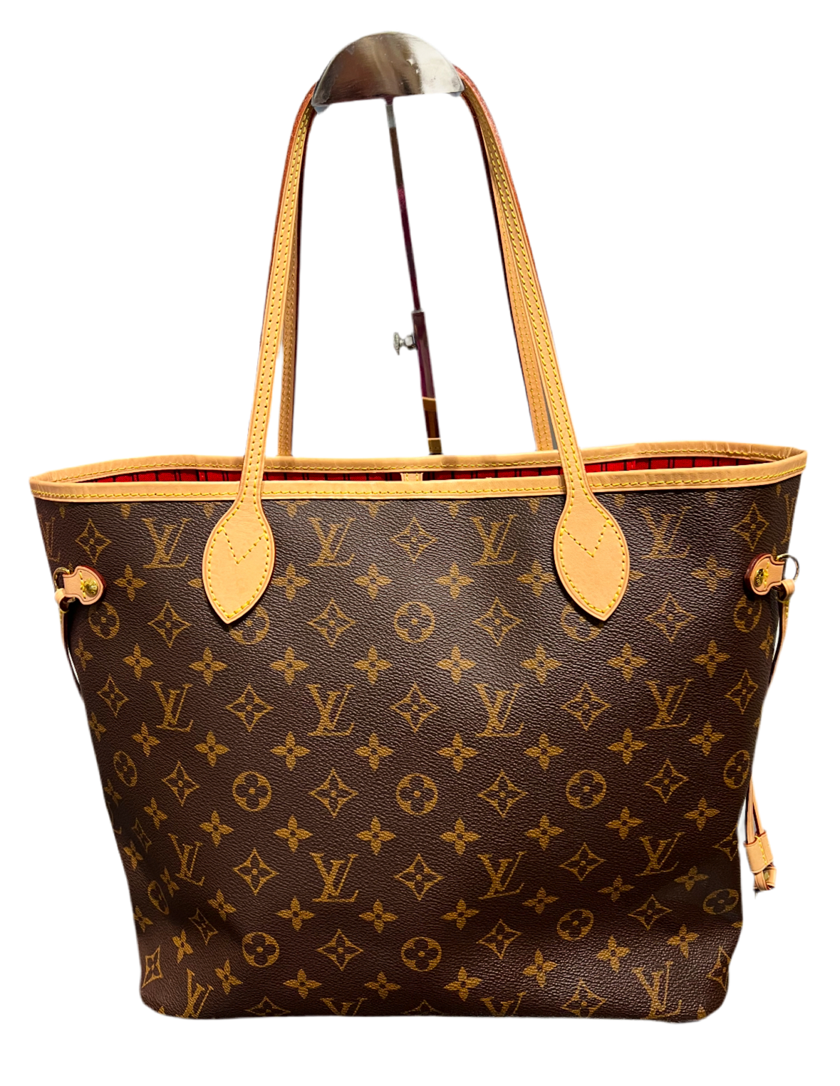 Louis Vuitton Neverfll MM monogram bag + extra crossbody strap