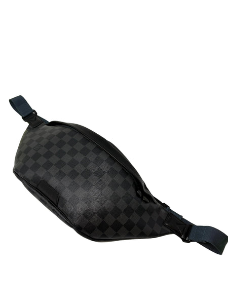 Louis Vuitton-Preloved-Graphite Damier Bum Bag