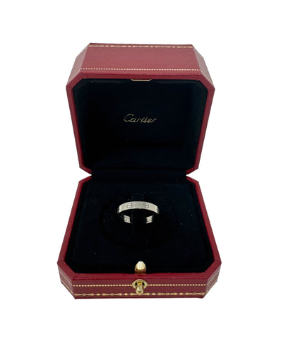 CARTIER-White Gold Ring-Size 58