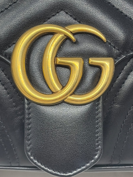 Gucci-Preloved-Small GG Matelasse Marmont-With Dustbag
