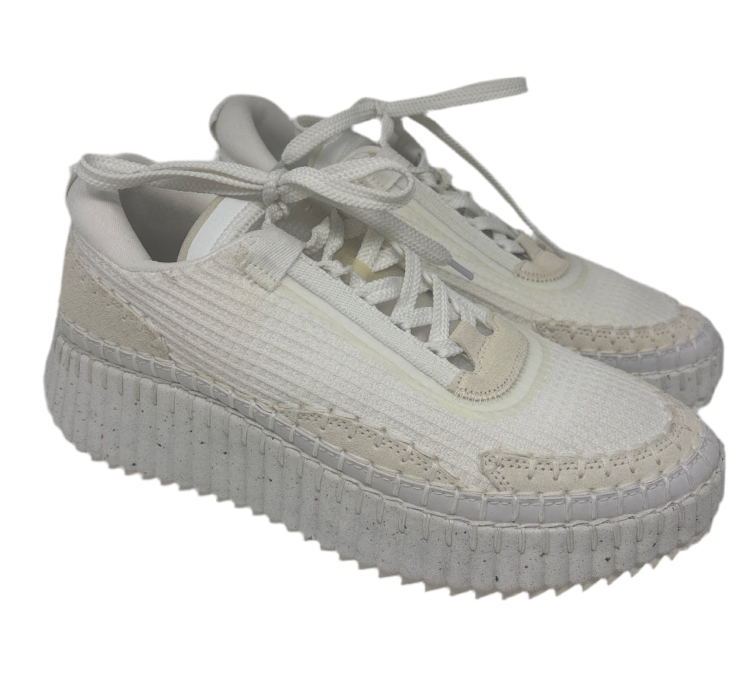 Chloé Cream -White Sneakers Sz-40
