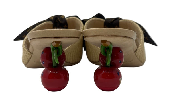 Louis Vuitton X Murakami-NEW In Box-Cherry Slides Sz-39