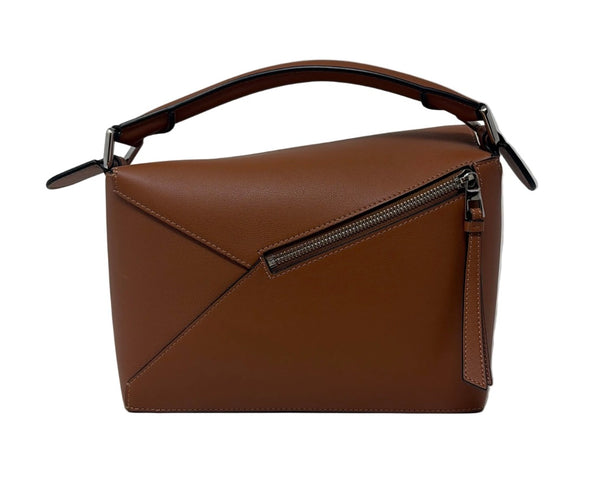 LOEWE-Preloved-Caramel Puzzle Bag