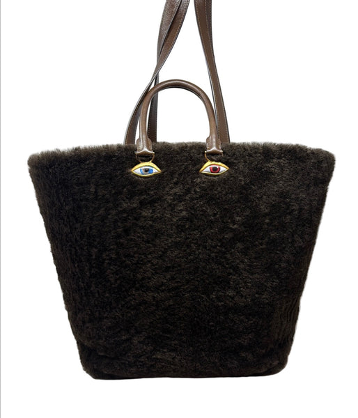 Schiaparelli-Preloved-Anatomy Face Tote Handbag