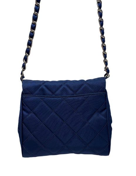 Prada Tessuto Impunta Quilted Pochette Shoulder Bag