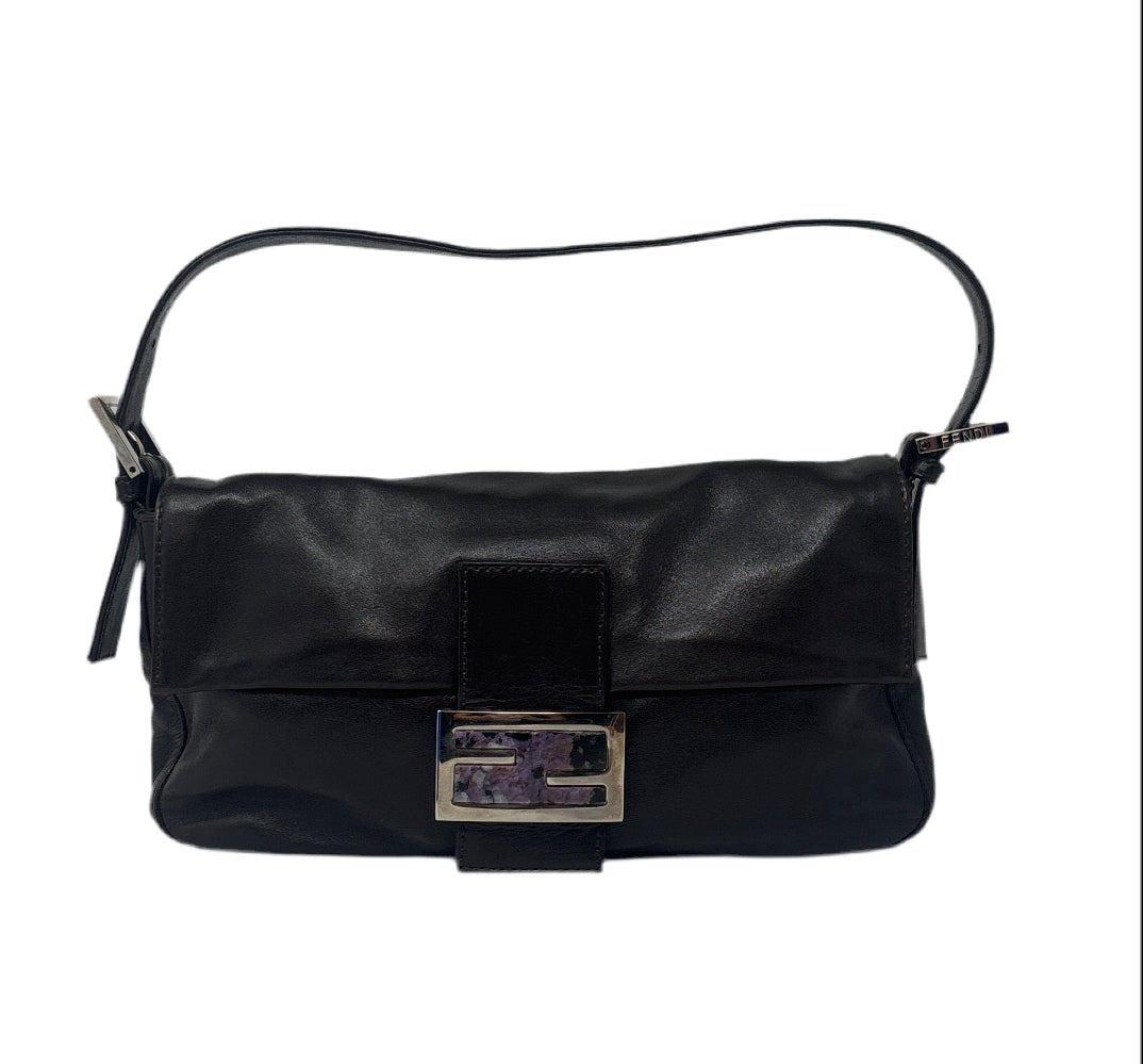Fendi Baguette Black/Brown Handbag