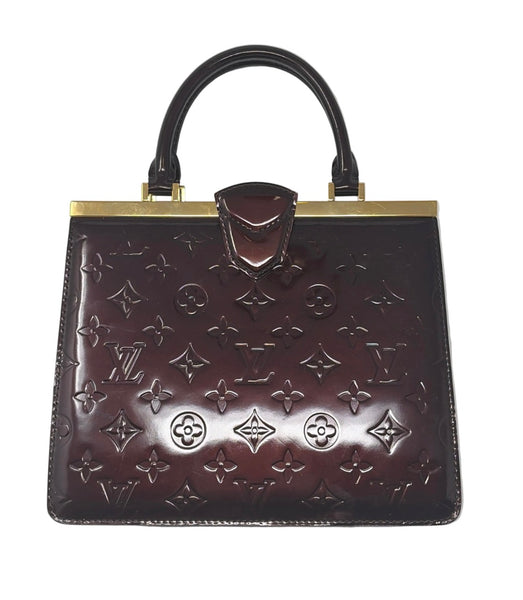 Louis Vuitton-Burgundy Monogram Vernis Déesse Bag