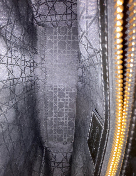 Lady Dior Patent Tote with strap