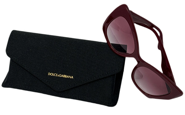 Dolce & Gabbana violet burgundy red sunglasses